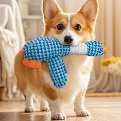 Canard en Jouet | Peluche Couinante Dentaire - Excursion Chien