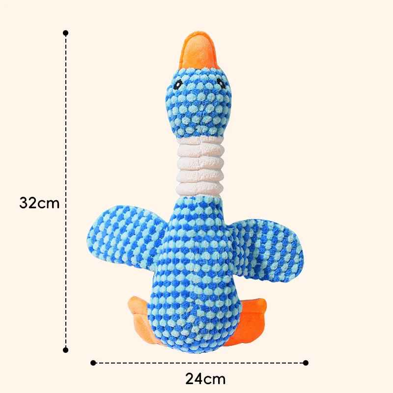 Canard en Jouet | Peluche Couinante Dentaire - Excursion Chien