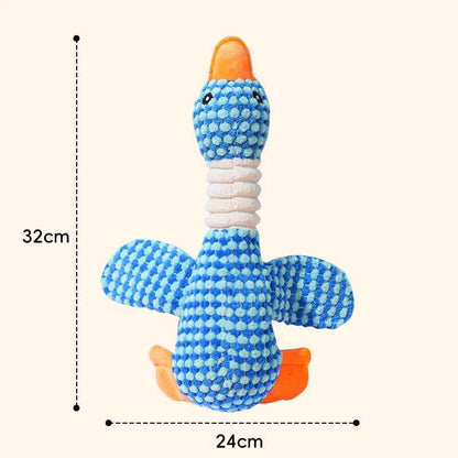 Canard en Jouet | Peluche Couinante Dentaire - Excursion Chien