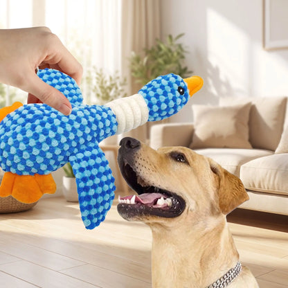 Canard en Jouet | Peluche Couinante Dentaire - Excursion Chien