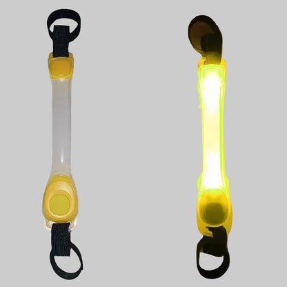 collier chien fluorescent jaune