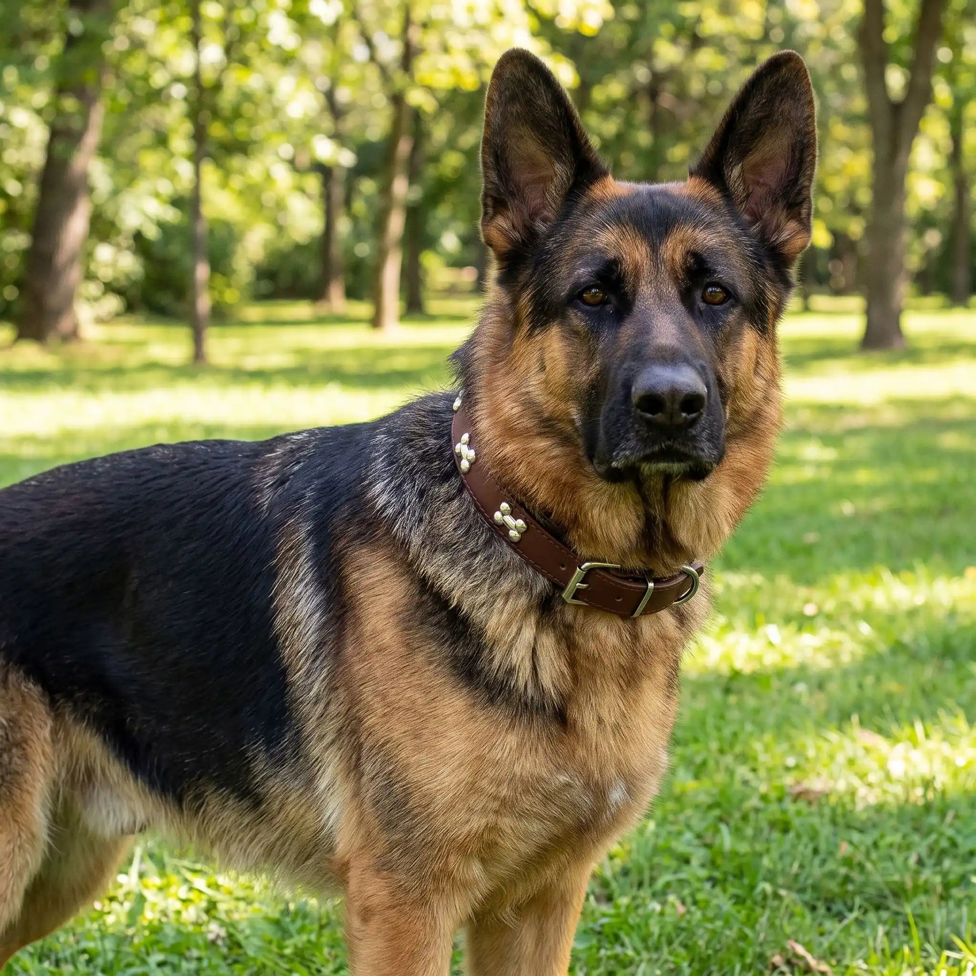 Collier en Cuir Pour Chien | Élégant et Résistant - Excursion Chien