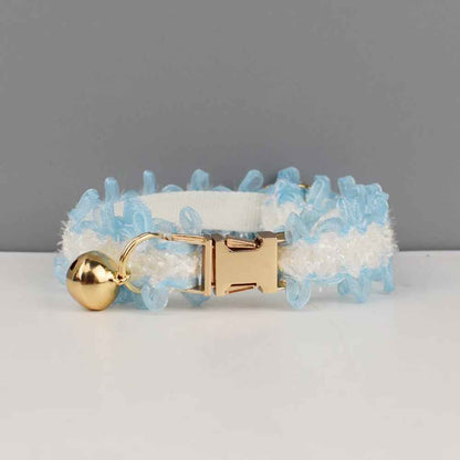  collier pour chien personnalisé bleu