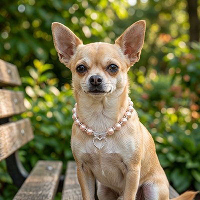 Collier pour chiot avec pendentif cœur central