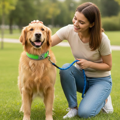collier réfléchissant pour chien qui n'irrite pas le cou de votre animal