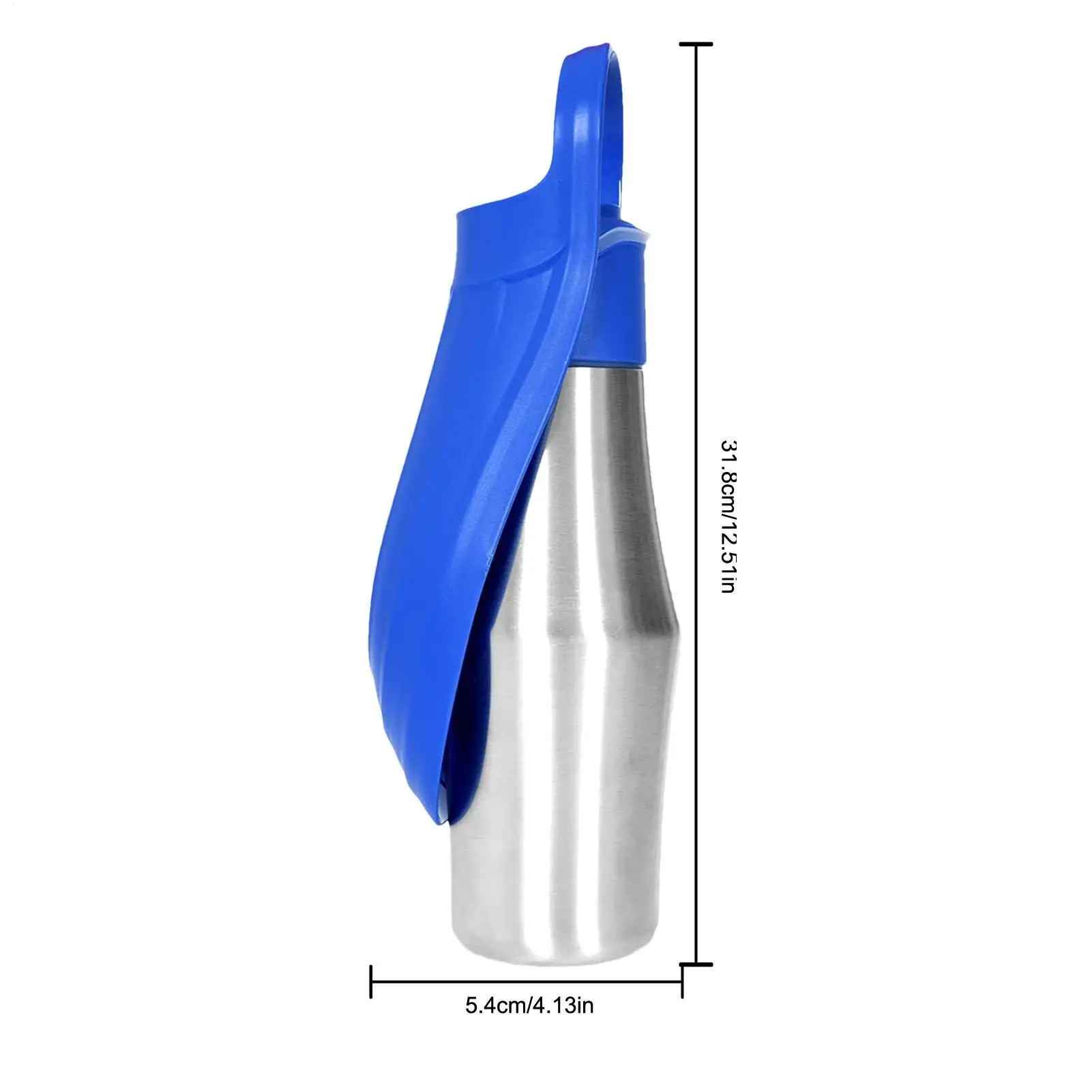 Gourde Randonnée Chien 750 ml en Acier Inoxydable - Excursion Chien