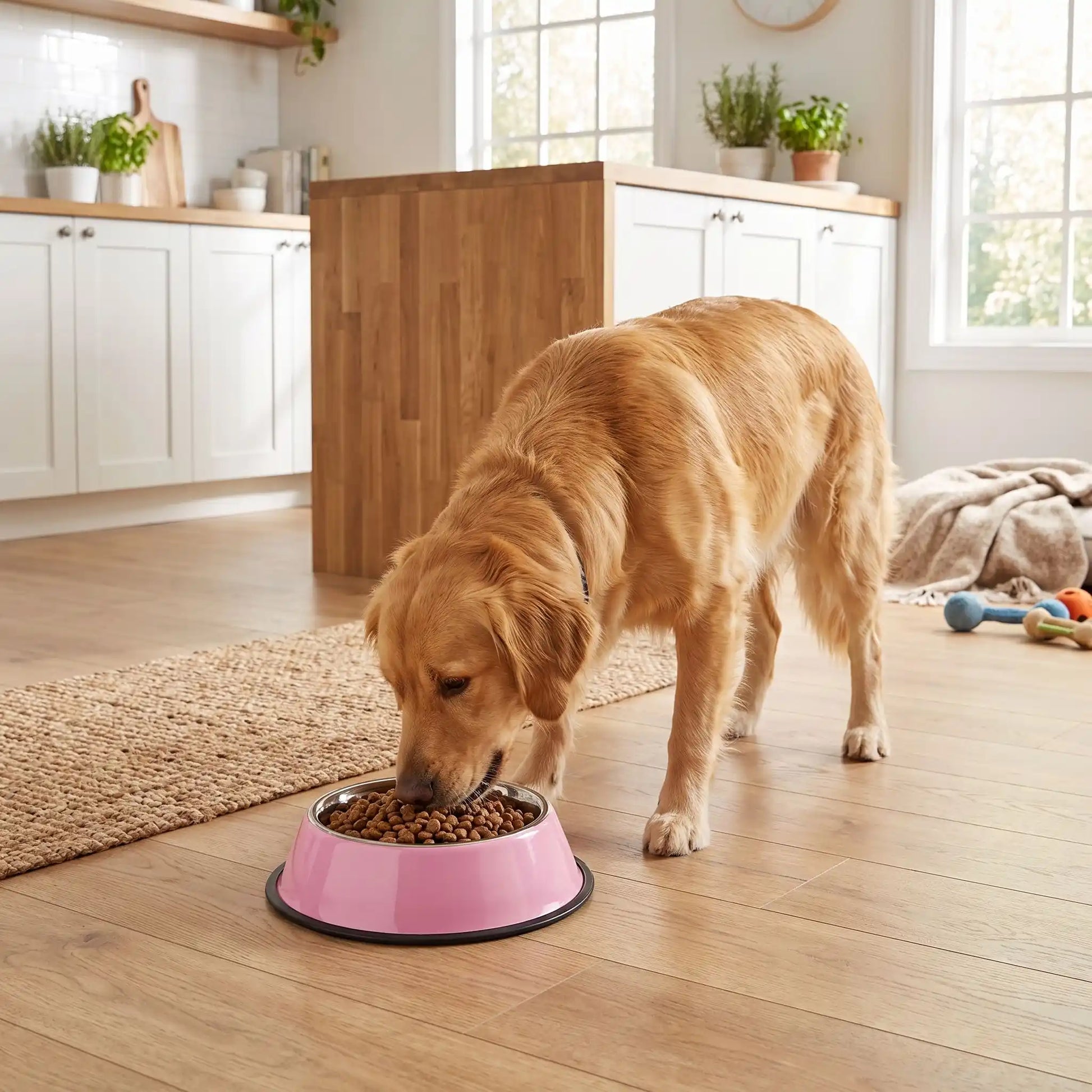 Gamelle Chien Inox Rose - Excursion Chien