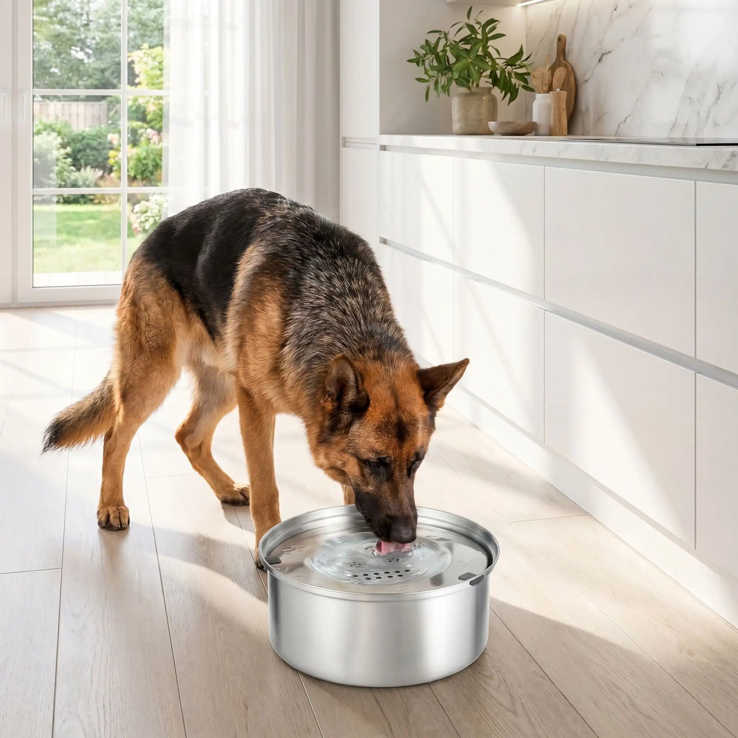 Gamelle Anti débordement Grand Chien | AquaStable - Excursion Chien