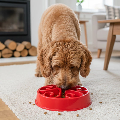 gamelle anti glouton chien qui ralentit naturellement la vitesse d'ingestion