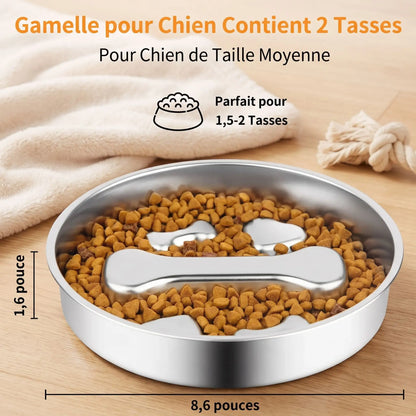 Gamelle Anti Glouton Inox | SlowFood