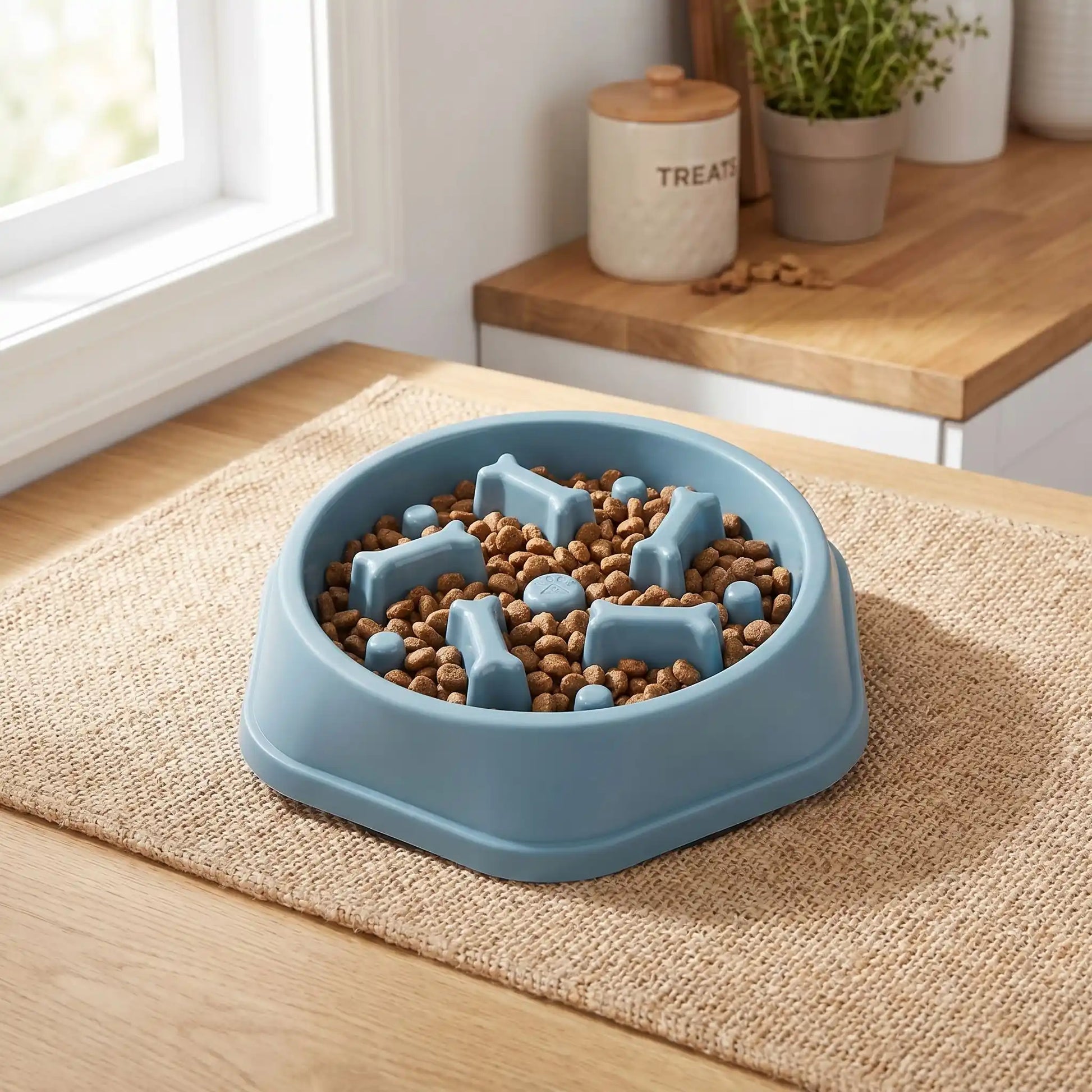 gamelle anti glouton pour petit chien en labyrinthe qui ralentit naturellement la prise alimentaire sans frustrer votre animal