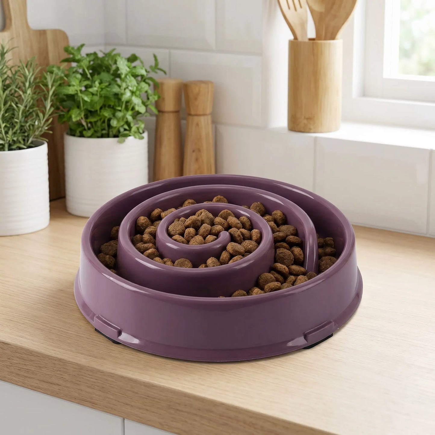 Gamelle Anti-Glouton Spirale pour Chien | Ralentit les Repas et Favorise la Digestion - Excursion Chien