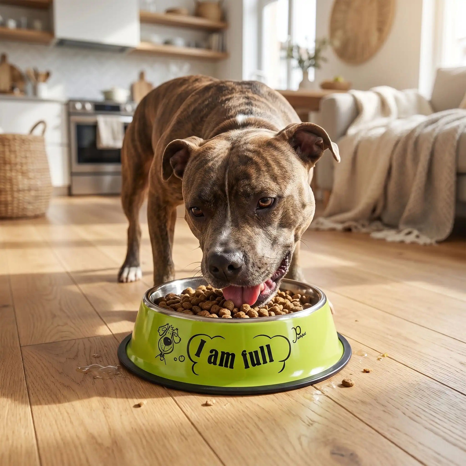 gamelle chien inox vert hygiénique et robuste