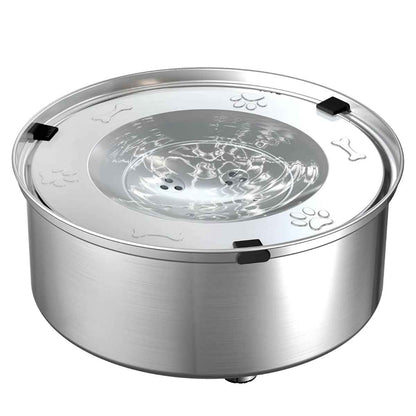 gamelle d'eau anti éclaboussure pour grand chien | gamelle inox 3 litres pour chien - Excursion Chien