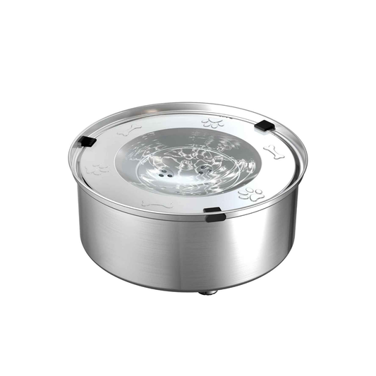 gamelle eau chien anti eclaboussure en inox alimentaire qui garantit une eau toujours fraîche et saine