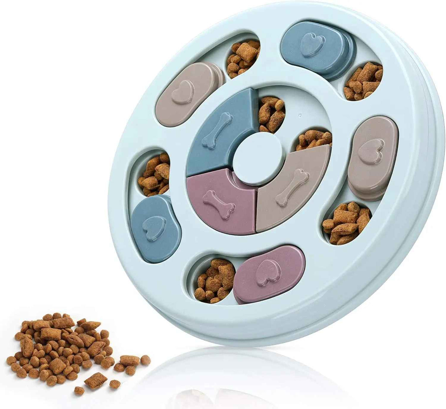 gamelle intelligence pour chien verte