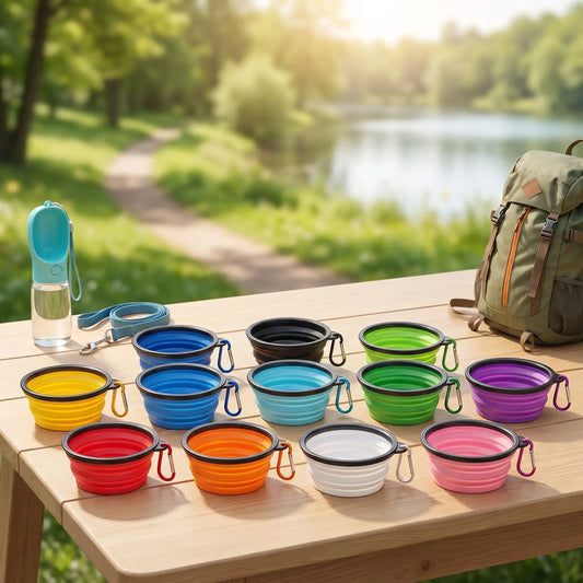 Gamelle Pliable Chien | Silicone Sans BPA - Excursion Chien