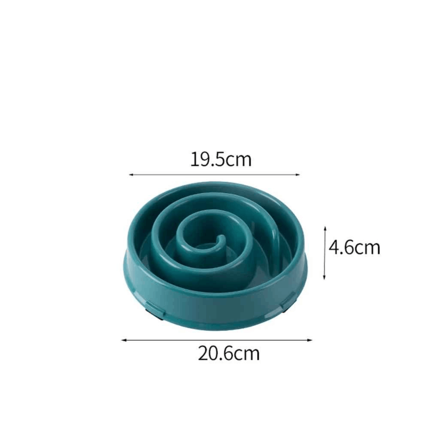 Gamelle Anti-Glouton Spirale pour Chien | Ralentit les Repas et Favorise la Digestion - Excursion Chien
