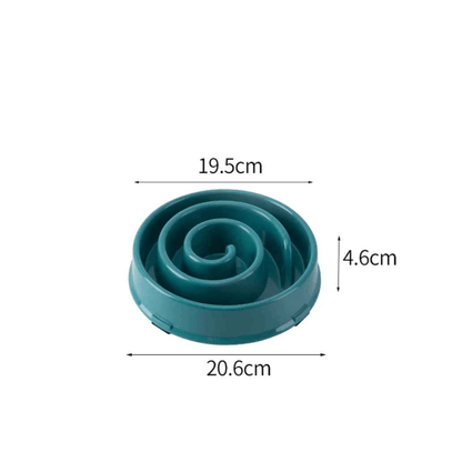 Gamelle Anti-Glouton Spirale pour Chien | Ralentit les Repas et Favorise la Digestion - Excursion Chien
