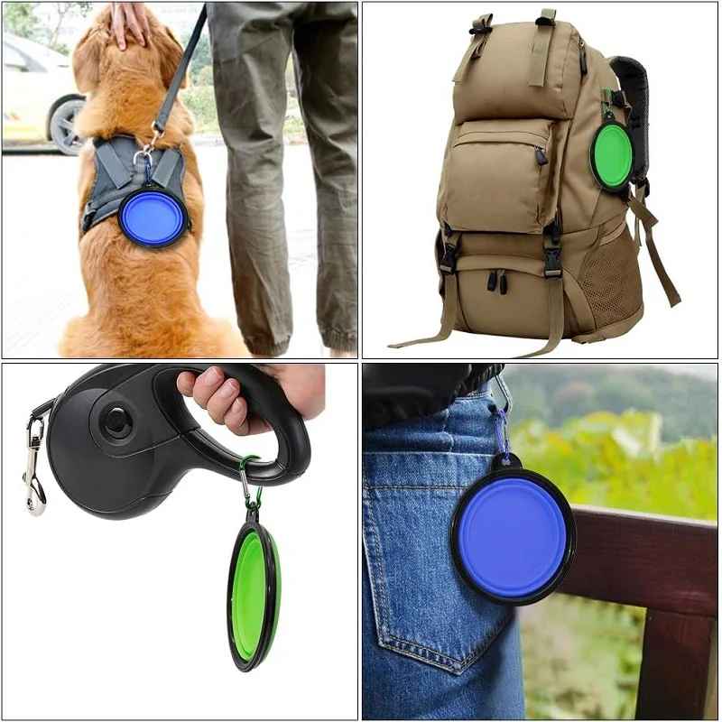 Gamelle pliable légère pour randonnée avec chien