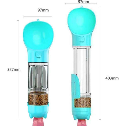 Dimension de la gourde chien portable