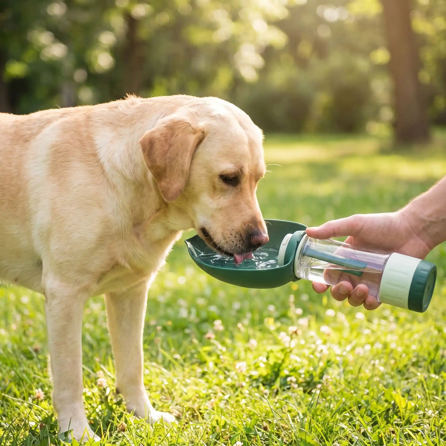 Gourde Gamelle Chien | 2-en-1 Nomade