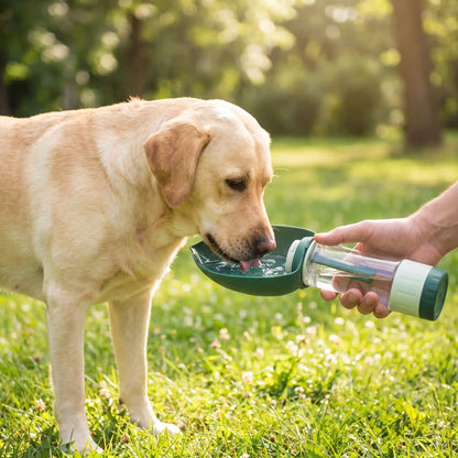 Gourde Gamelle Chien | 2-en-1 Nomade
