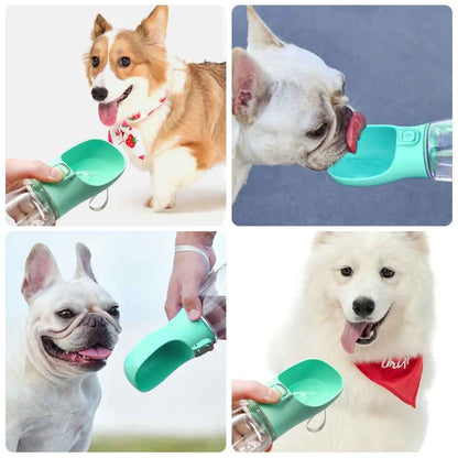 Gourde Anti-Fuite pour Chien avec gamelle intégrée - Excursion Chien