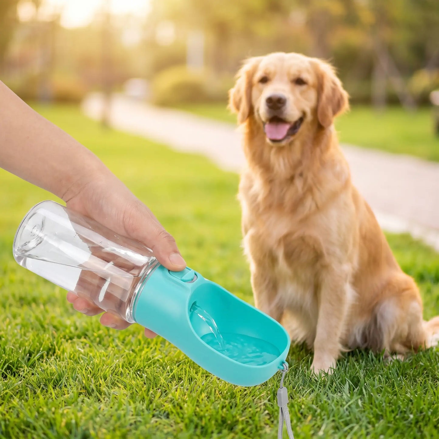 Gourde Portable Pour Chien | Anti-fuite Gamelle Intégrée