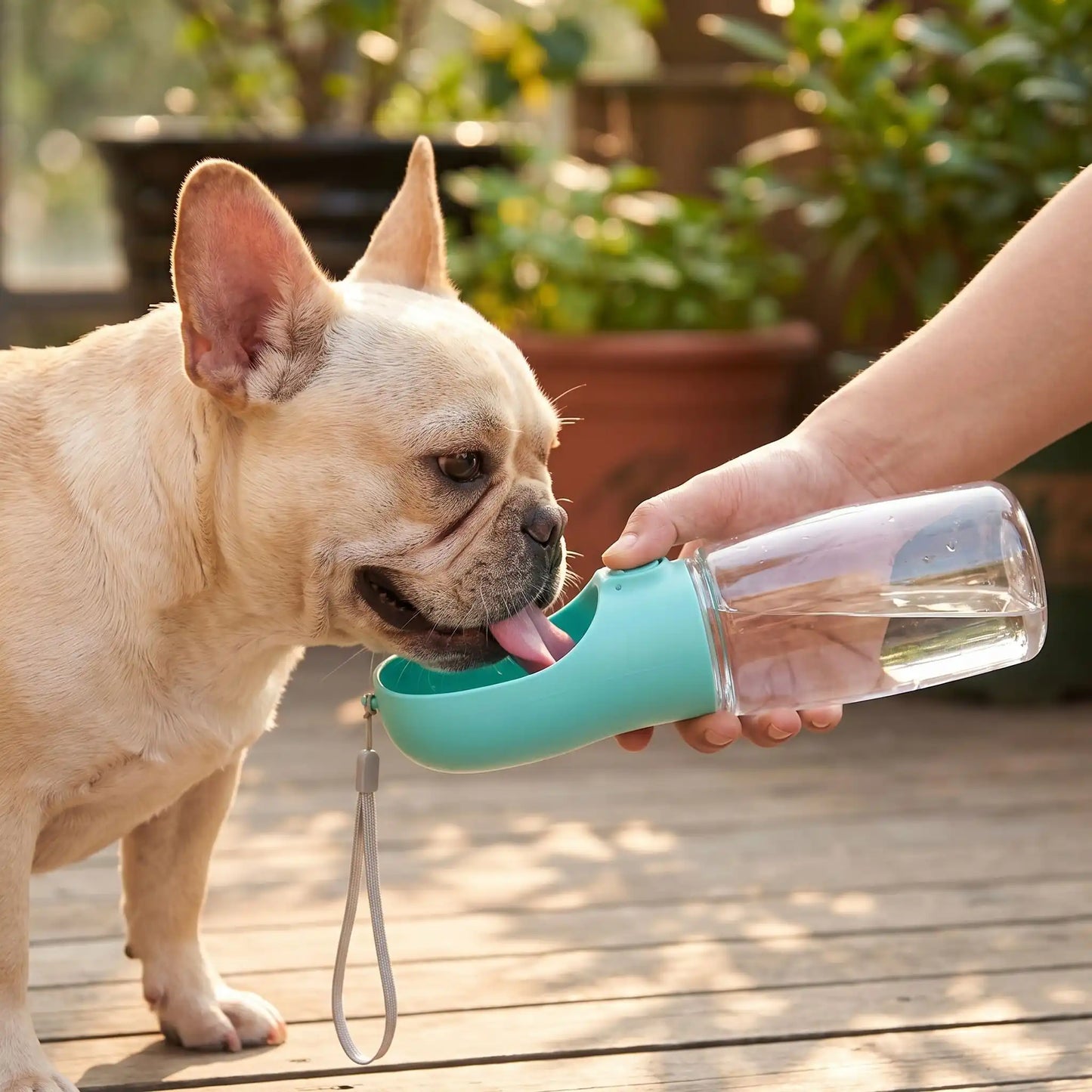 Gourde Portable Pour Chien | Anti-fuite Gamelle Intégrée