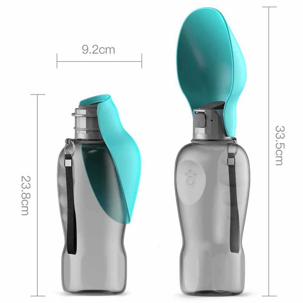 Dimension de la Gourde pratique pour promenade et randonnée