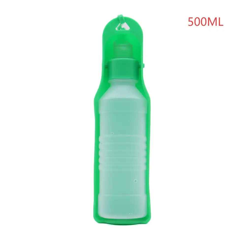 gourde pour chien 500 ml vert