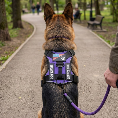 harnais anti traction pour chien avec poignée dorsale