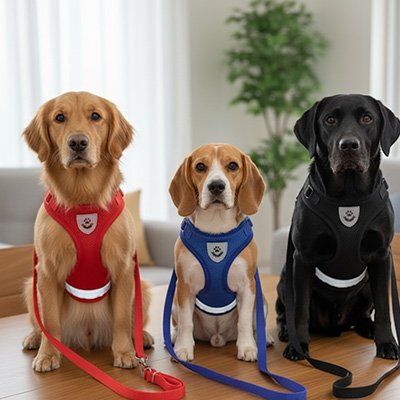 Harnais chien adaptable à toutes les races canines