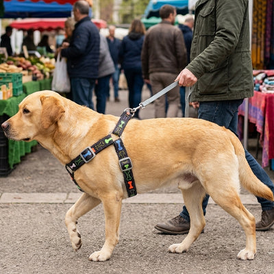 harnais chien anti traction confortable et résistant