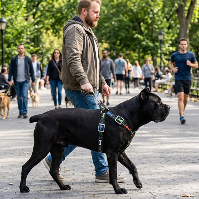harnais chien anti traction facile à utiliser