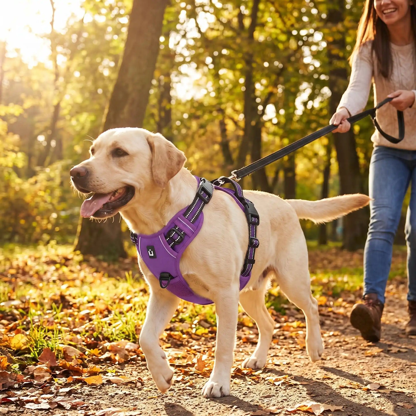  harnais chien anti-traction résistante aux tractions