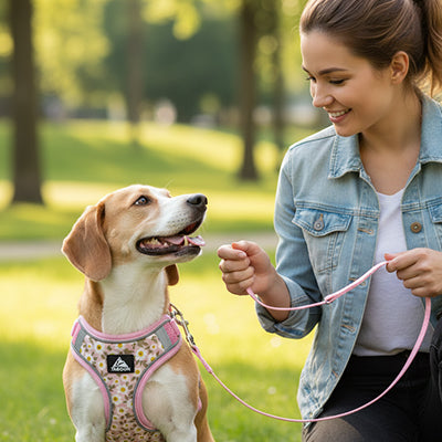 harnais chien petite taille avec double système de verrouillage