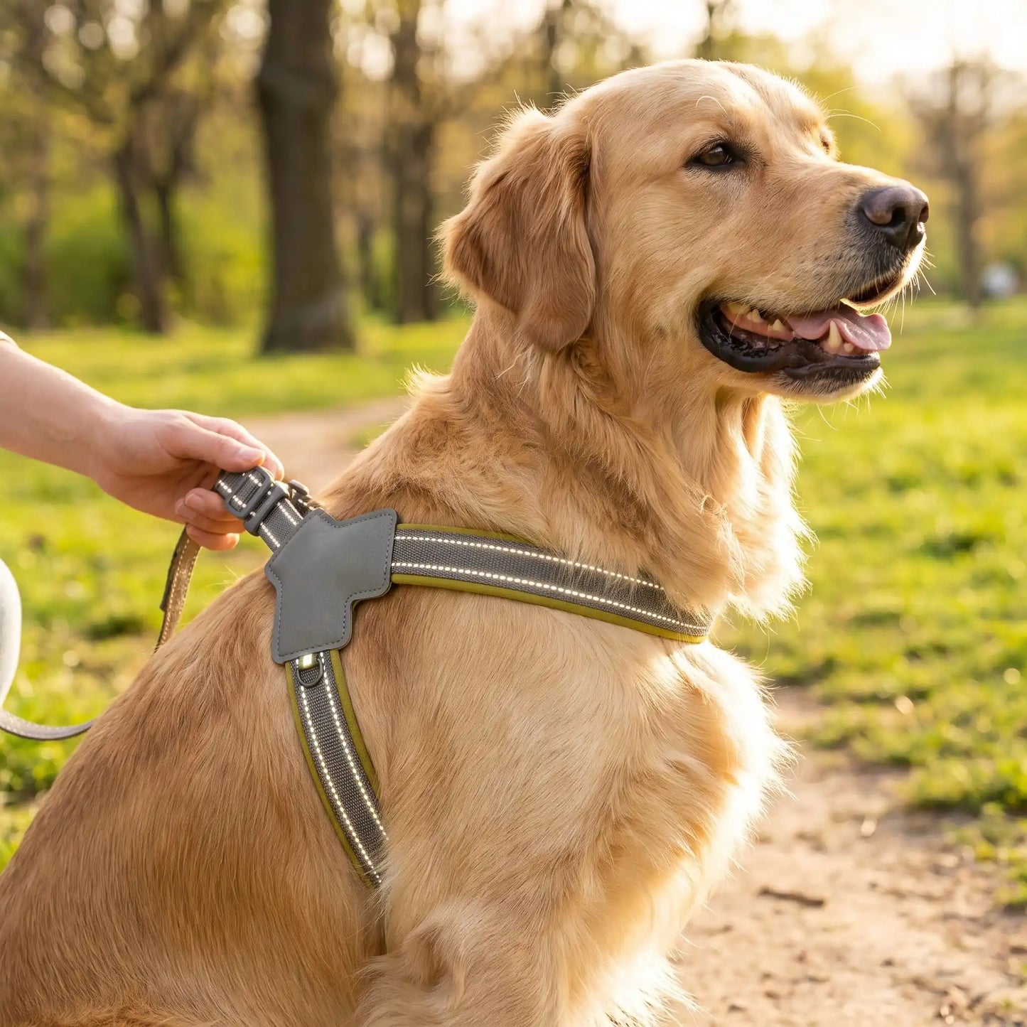 harnais chien reflechissant ajustable