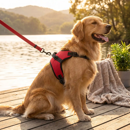 harnais-de-promenade-pour-chien-rouge