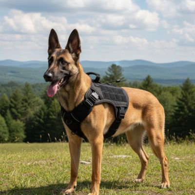 harnais militaire chien confortable