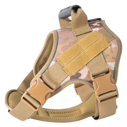 harnais tactique camouflage pour chien