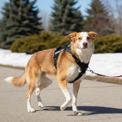 Harnais Tactique Chien | Anti - Traction Réfléchissant - Excursion Chien