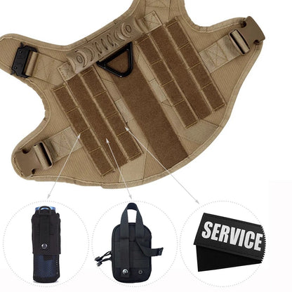 harnais de dressage chien fabriqué en nylon 1050D de qualité militaire
