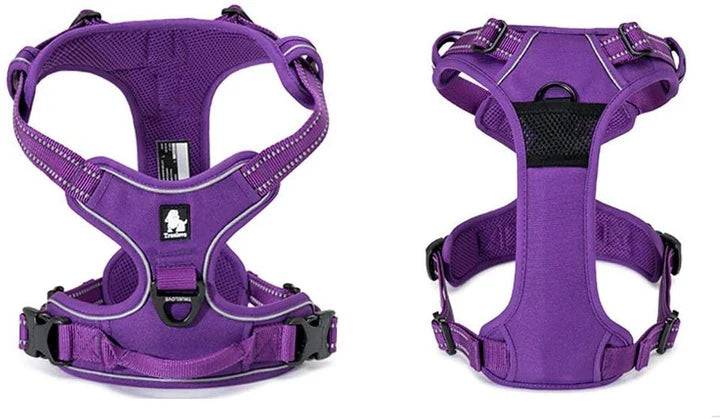 harnais fluo chien ergonomique qui respecte la morphologie canine