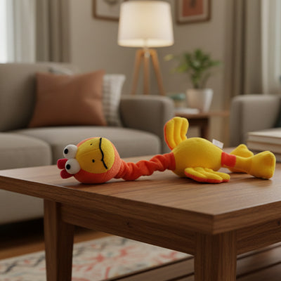 jouet peluche poulet pour chien | Résistant Sonore