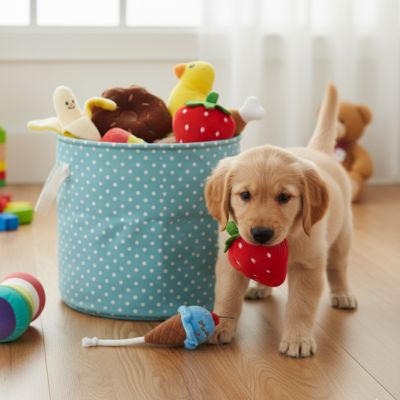 peluche Chien ideale pour divertir le Chien