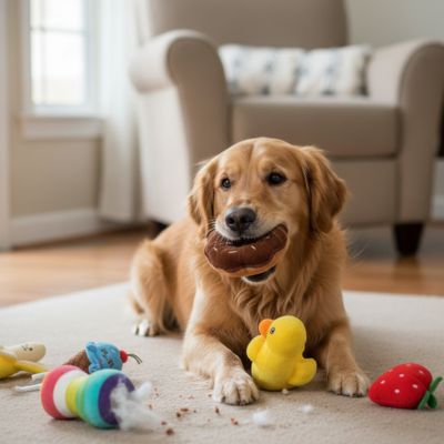 Peluche Chien qui améliore le comportement de votre Chien