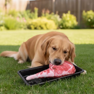 jeu de stimulation pour chien en forme d'os savoureux