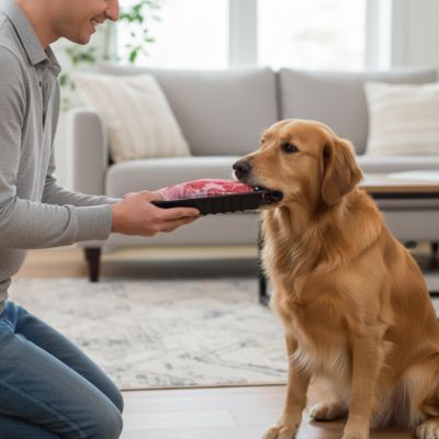 jeu de stimulation pour chien interactive